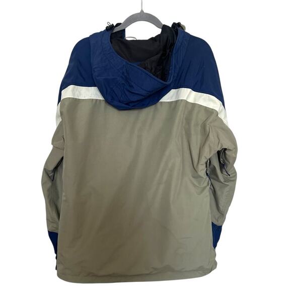 Sessions Men’s Vintage 90s Ski Jacket Beige Blue Size Large - Picture 2 of 10